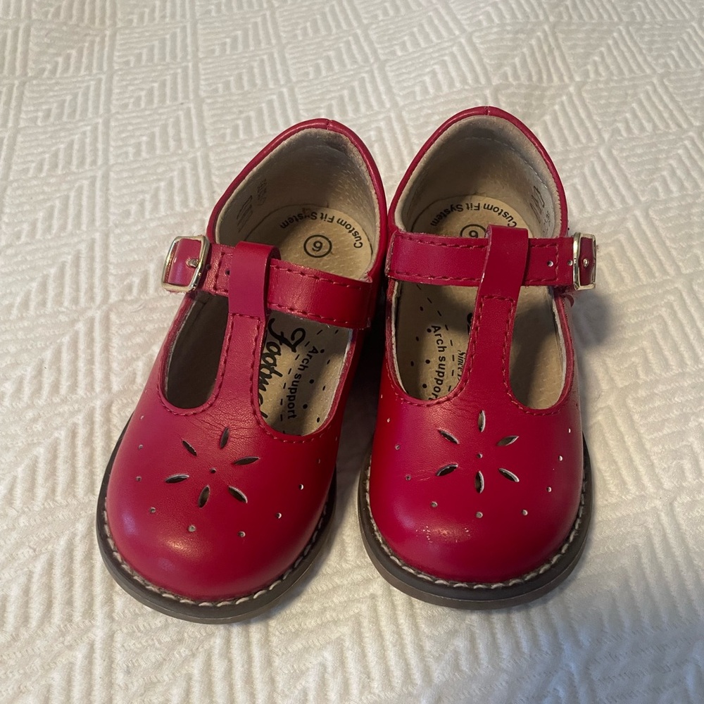 Footmates Red Mary Jane Shoes